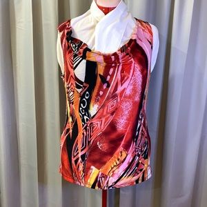 Multi coloured tank top